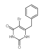 6-benzyl-5-bromo-1H-pyrimidine-2,4-dione structure