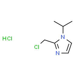 2-CHLOROMETHYL-1-ISOPROPYL-1H-IMIDAZOLE HCL Structure