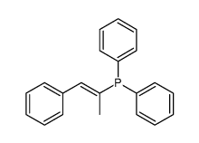 E-methyl-1 phenyl-2 diphenylphosphino-1 ethylene结构式