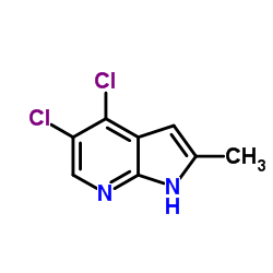 4,5-Dichloro-2-methyl-1H-pyrrolo[2,3-b]pyridine Structure