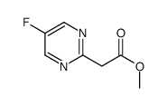 2-(5-氟嘧啶-2-基)乙酸甲酯结构式