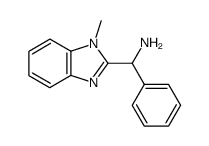 2-(α-aminobenzyl)-1-methylbenzimidazole Structure