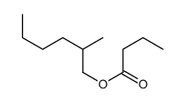 2-methylhexyl butanoate Structure