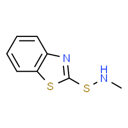 2-Benzothiazolesulfenamide,N-methyl-(7CI,8CI,9CI) structure