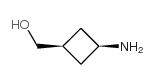 Cyclobutanemethanol,3-amino-,cis-(9CI) structure