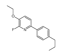 3-ethoxy-2-fluoro-6-(4-propylphenyl)pyridine Structure