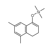 ((5,7-dimethyl-3,4-dihydronaphthalen-1-yl)oxy)trimethylsilane结构式