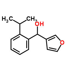 3-Furyl(2-isopropylphenyl)methanol结构式