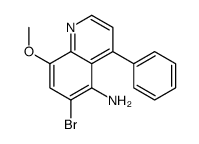 6-bromo-8-methoxy-4-phenylquinolin-5-amine Structure