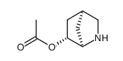 2-Azabicyclo[2.2.1]heptan-6-ol,acetate(ester),(1S-exo)-(9CI)结构式