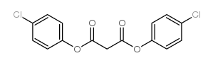 BIS-(4-CHLOROPHENYL) MALONATE Structure