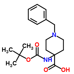 1-苄基-4-(Boc-氨基)哌啶-4-羧酸图片