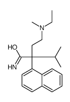 α-[2-[Ethyl(methyl)amino]ethyl]-α-isopropyl-1-naphthaleneacetamide结构式