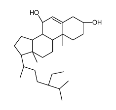 (3S,7R,8S,9S,10R,13R,14S,17R)-17-[(2R,5R)-5-ethyl-6-methylheptan-2-yl]-10,13-dimethyl-2,3,4,7,8,9,11,12,14,15,16,17-dodecahydro-1H-cyclopenta[a]phenanthrene-3,7-diol Structure