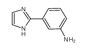 3-(1H-咪唑-2-基)-苯胺结构式