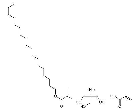 2-amino-2-(hydroxymethyl)propane-1,3-diol,octadecyl 2-methylprop-2-enoate,prop-2-enoic acid结构式
