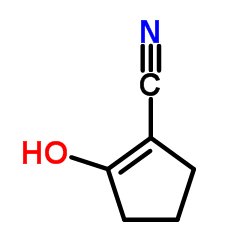 2-Hydroxy-1-cyclopentene-1-carbonitrile Structure