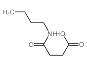 3-(butylcarbamoyl)propanoic acid structure