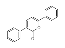 3,6-diphenylpyran-2-one Structure