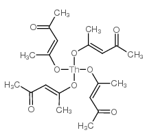 acetylacetone, thorium derivative结构式