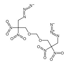 1-azido-3-[(3-azido-2,2-dinitropropoxy)methoxy]-2,2-dinitropropane Structure