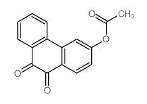 (9,10-dioxophenanthren-3-yl) acetate Structure