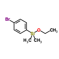 (4-Bromophenyl)(ethoxy)dimethylsilane Structure