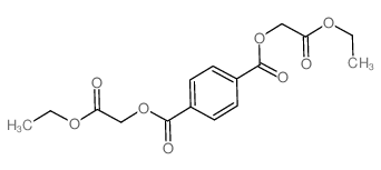 bis(ethoxycarbonylmethyl) benzene-1,4-dicarboxylate结构式