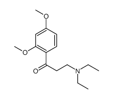 3-(Diethylamino)-1-(2,4-dimethoxyphenyl)-1-propanone结构式