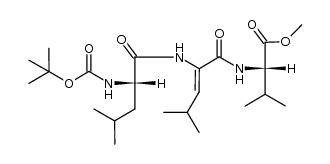 Boc-Leu-ΔLeu-Val-OMe Structure