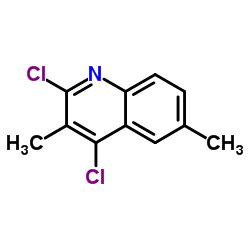 2,4-Dichloro-3,6-dimethylquinoline Structure