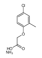 ammonium 4-chloro-2-methylphenoxyacetate结构式