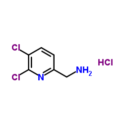 1-(5,6-Dichloro-2-pyridinyl)methanamine hydrochloride (1:1)结构式