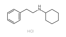 benzeneethanamine, n-cyclohexyl-, hydrochloride structure