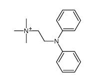 trimethyl-[2-(N-phenylanilino)ethyl]azanium结构式
