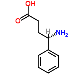 (S)-4-Amino-4-phenylbutyric acid结构式