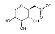 2,6-anhydro-1-deoxy-1-nitro-3,4,5-tri-o-acetyl-d-gulitol structure