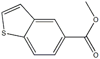 苯并[b]噻吩-5-羧酸甲酯结构式