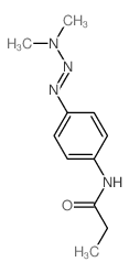 N-(4-dimethylaminodiazenylphenyl)propanamide structure