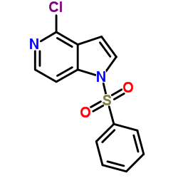 1-(Phenylsulfonyl)-4-chloro-5-azaindole Structure