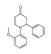 1-(2-methoxyphenyl)-2-phenyl-2,3-dihydropyridin-4-one结构式