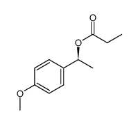 (S)-1-(4-methoxyphenyl)ethyl propionate结构式