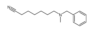 7-(N,N-benzylmethyl)amino heptanenitrile Structure