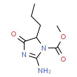 1H-Imidazole-1-carboxylicacid,2-amino-4,5-dihydro-4-oxo-5-propyl-,methyl Structure
