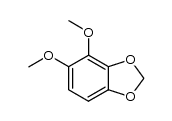 1,2-dimethoxy-3,4-methylenedioxybenzene Structure