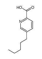 5-pentylpyridine-2-carboxylic acid structure