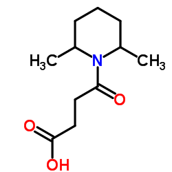 4-(2,6-DIMETHYL-PIPERIDIN-1-YL)-4-OXO-BUTYRIC ACID结构式