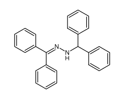 N-benzhydrylbenzophenone hydrazone Structure