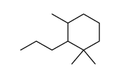 2-propyl-1,1,3-trimethylcyclohexane结构式