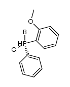 boranylchloro(2-methoxyphenyl)(phenyl)-l5-phosphane结构式